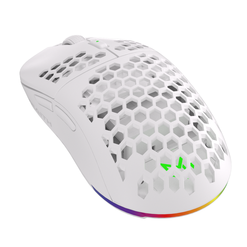 Matrix Gaming Mice for Esports Black & White Light Weight Wraith Mice