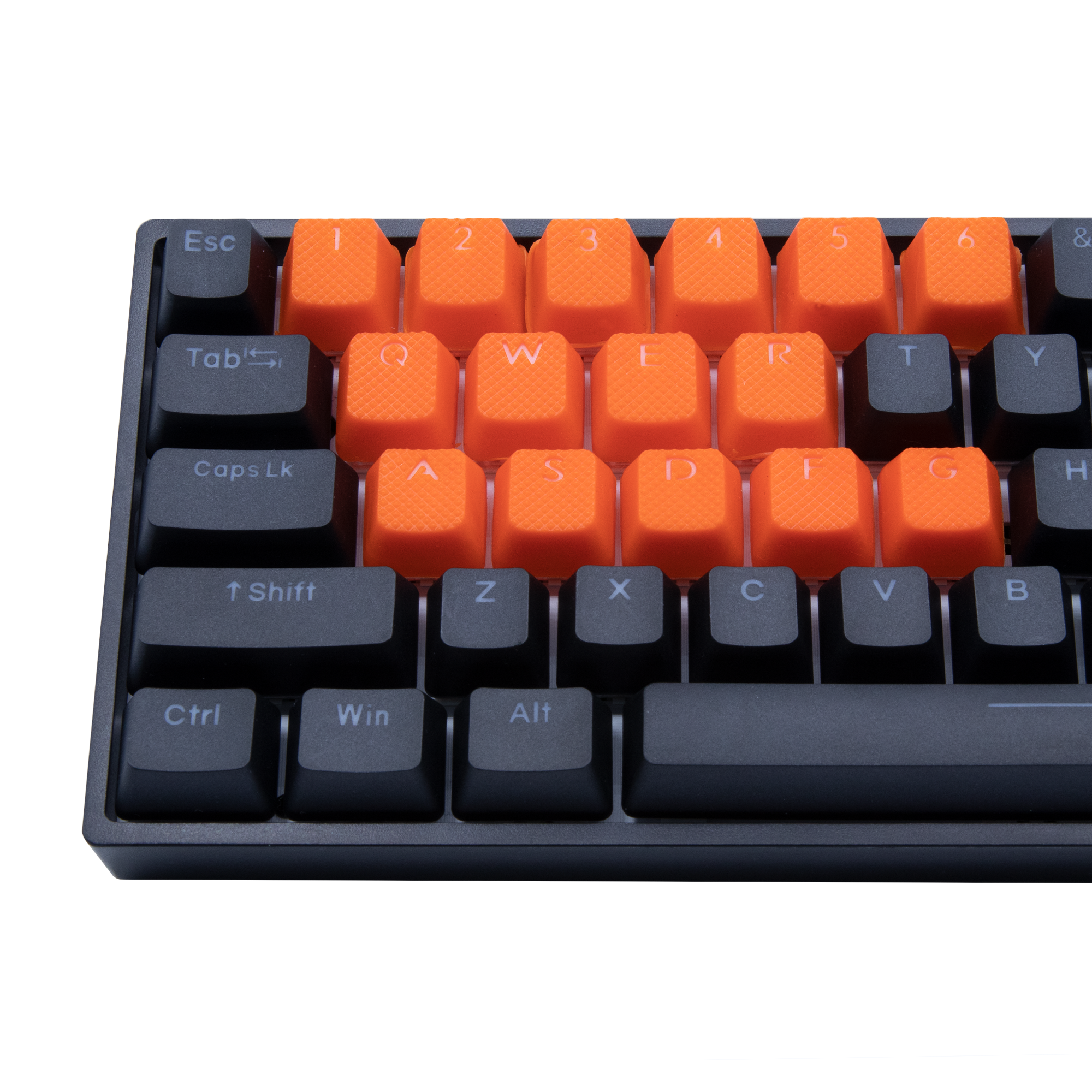 Matrix Orange Rubber Gaming Keycaps